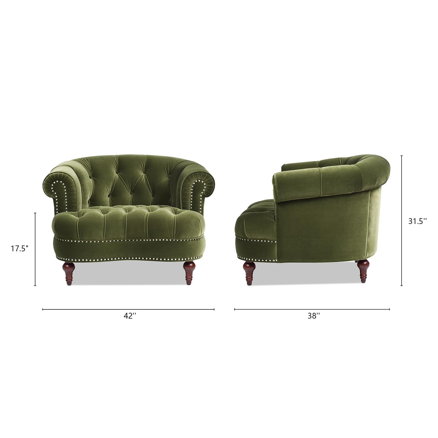 Amazon.com: Jennifer Taylor Home La Rosa Victorian Tufted